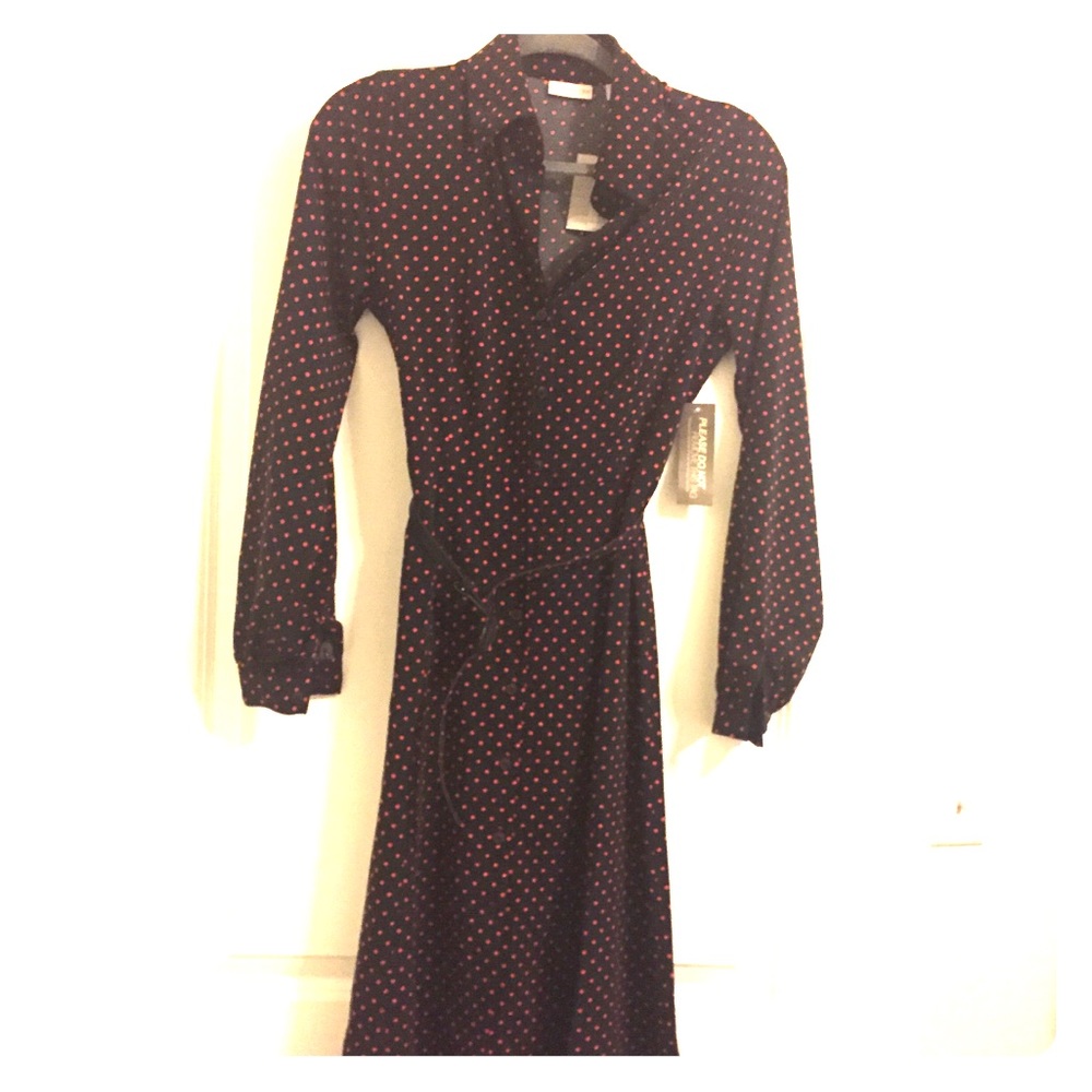 New York & company polka dot dress